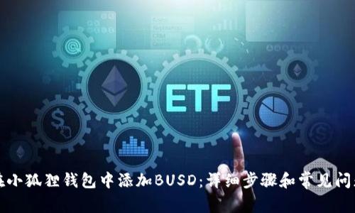 如何在小狐狸钱包中添加BUSD:详细步骤和常见问题解答