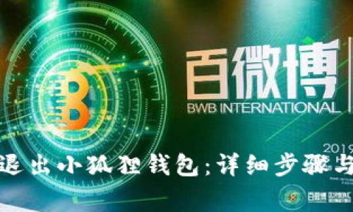 如何安全退出小狐狸钱包:详细步骤与注意事项
